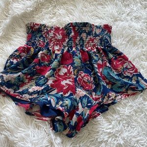 Forever21 Ditsy Flouncy Shorts
